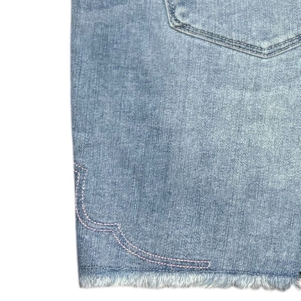 Judy Blue High Rise Cut Off Shorts Western Embroidery Detail Stretch Denim NWT - Picture 12 of 12
